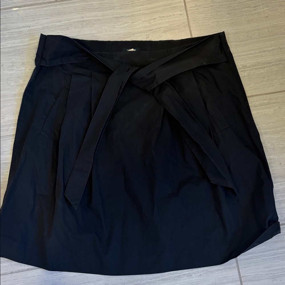 J. Crew Black A-Line Skirt